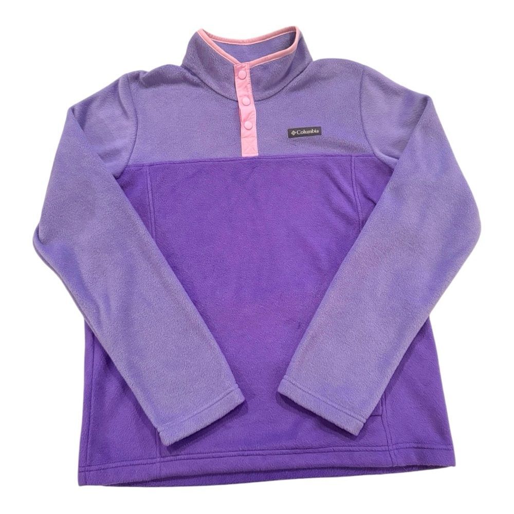 Columbia Benton Springs 1/2 SnapFleece Pullover Sweatshirt Girls Sz XL18/20